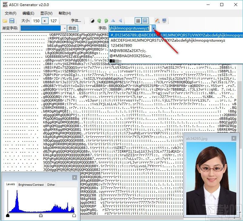 ASCII Generator 2下载,图片转字符画生成器,图片转字符画