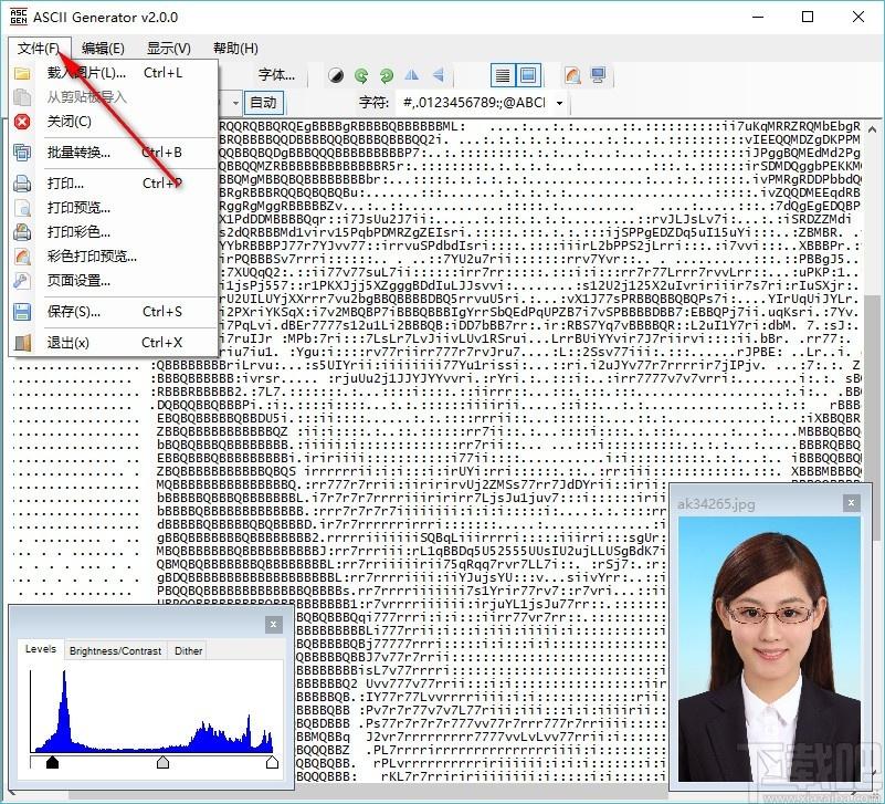 ASCII Generator 2下载,图片转字符画生成器,图片转字符画